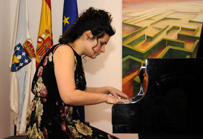 A Delegación da Xunta de Galicia en Madrid acolleu o concerto “a herdanza contrapuntísticaca” da pianista lucense Susana Trigo