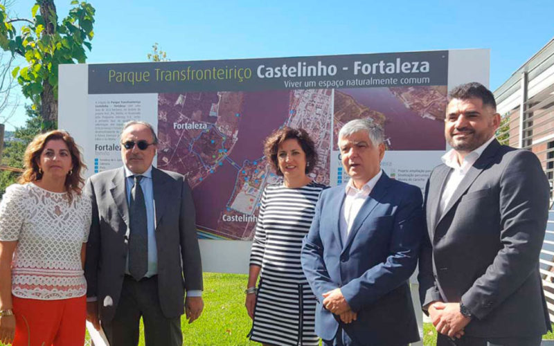 Parque da Amizade Cerveira-Tomiño apresentado ao delegado do Governo espanhol