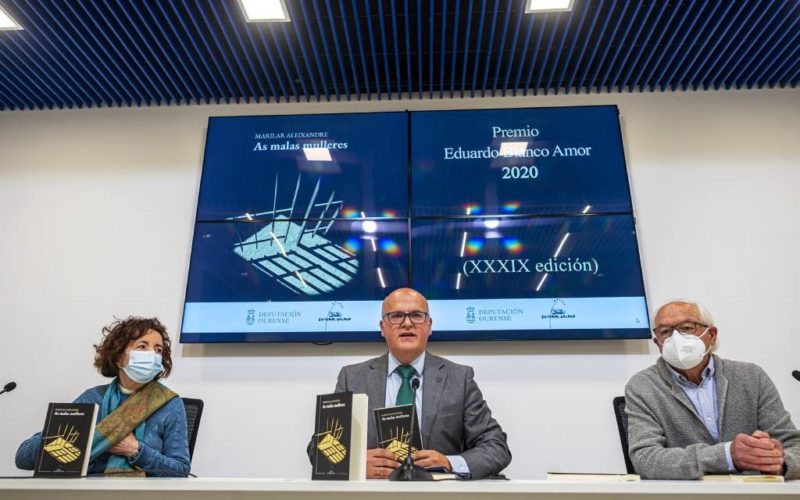 Preséntase en Ourense “As malas mulleres”, gañadora do XXXIX Premio Blanco Amor de novela longa