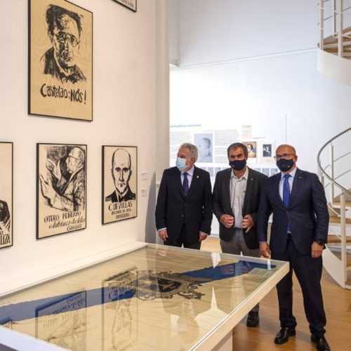 O presidente do Parlamento de Galicia visita en Ourense a exposición “Galicia, de Nos a nós”