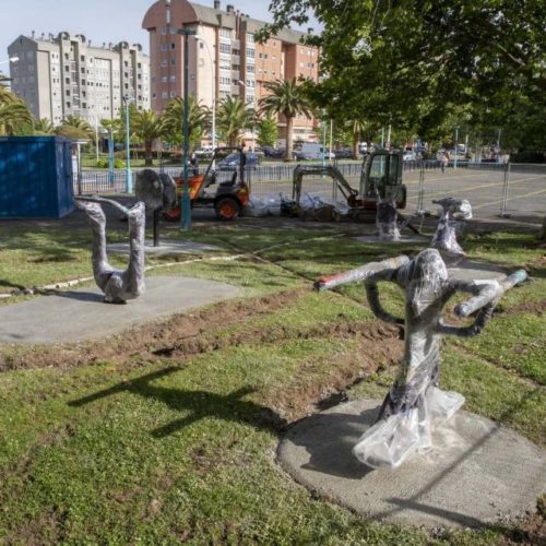 Concello da Coruña comeza as obras do parque biosaudable na praza Casares Quiroga