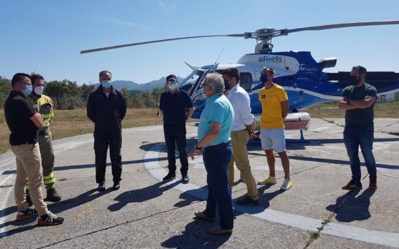 A Xunta mellorará a base aérea antiincendios de Muíños (Ourense)