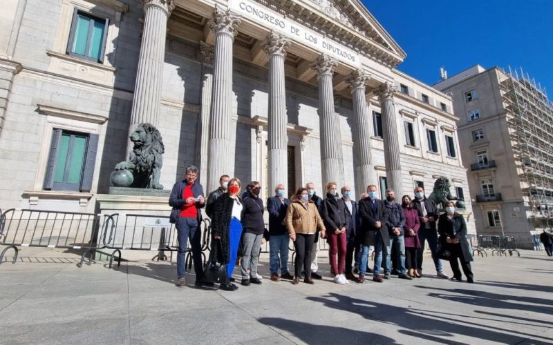 Deputados do PSdeG reclaman en Madrid o reparto equitativo dos fondos da Deputación de Ourense