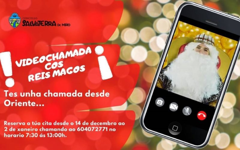 Salvaterra terá videochamada cos Reis Magos