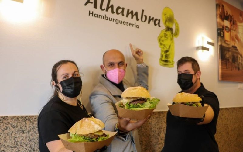 Unha hamburguesa porriñesa aspira a ser a mellor de España