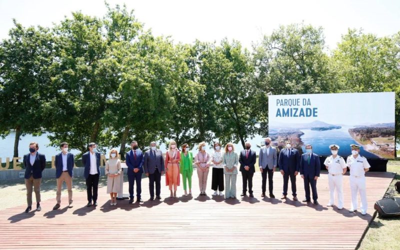 Tomiño e Deputación de Pontevedra valorizan o parque e a ponte peonil da Amizade