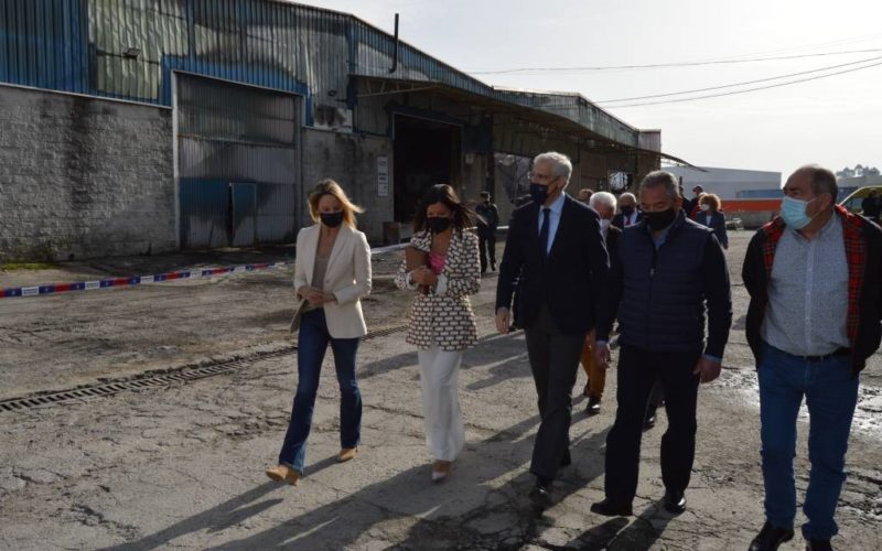 Apoio da Xunta de Galicia ás empresas afectadas polo incendio no Polígono de Mos