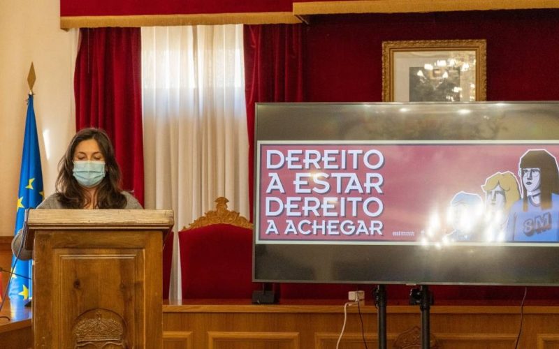 Tui conmemora o 8M co lema “Dereito a estar, dereito a aportar”