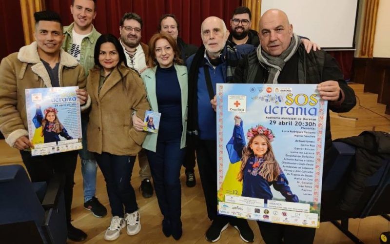 Gala a prol de Ucraína en Ourense