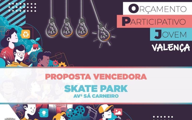 Skate Park Avda. Sá Carneiro foi o Projeto Vencedor do Orçamento Participativo Jovem em Valença