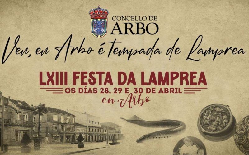 O astorgano César Núñez gaña o concurso do cartaz da LXIII Festa da Lamprea de Arbo