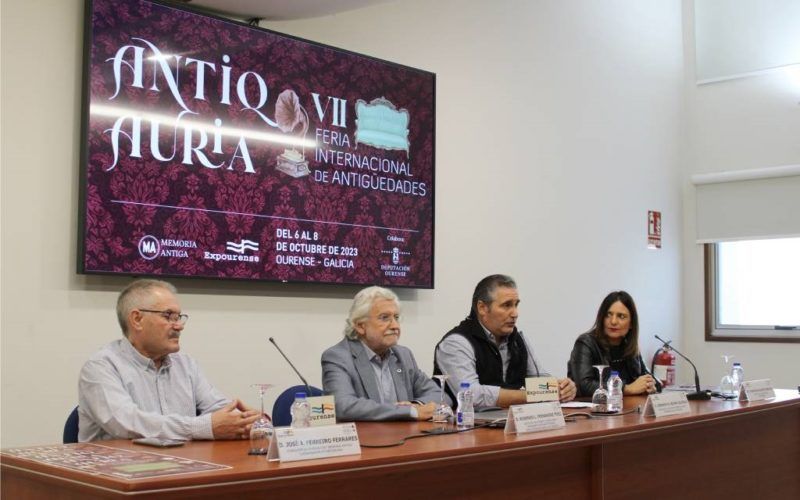 A 7ª edición de Antiq Auria reúne en Expourense a 45 expositores de 4 países