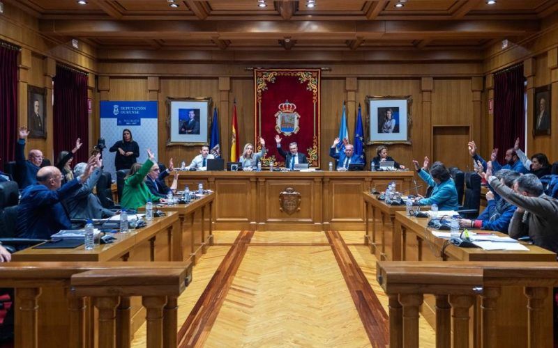 O pleno aproba o orzamento da Deputación de Ourense para 2024