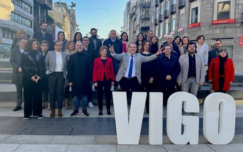 PSdeG-PSOE presentou en Vigo as súa lista electoral pola provincia de Pontevedra