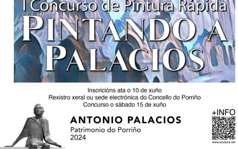 O Porriño pinta a Antonio Palacios