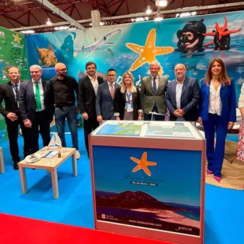 O presidente da Xunta de Galicia visita o stand da Ría da Estrela en Turexpo 2024