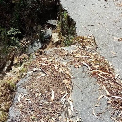 BNG Ponteareas denuncia o derrubamento dunha estrada en Guláns