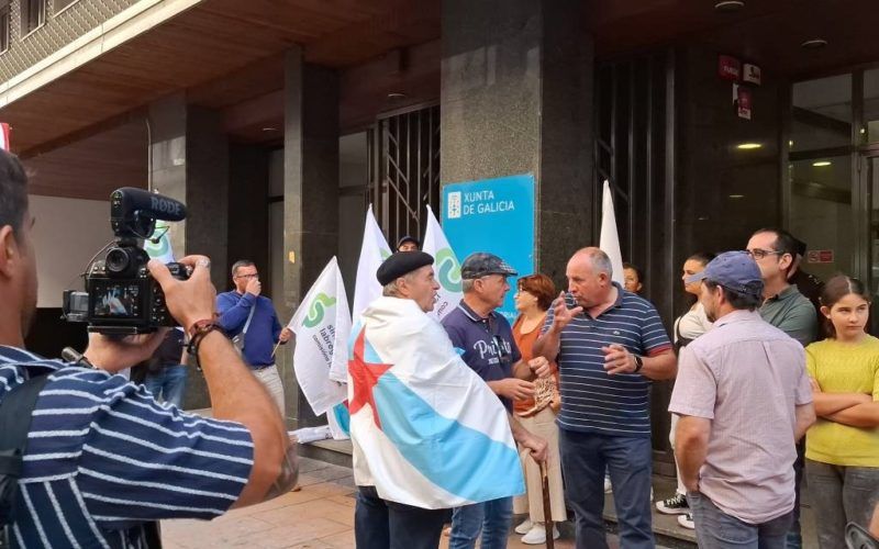 Sindicato Obreiro Galego-Comisións Labregas concentrouse en Ourense