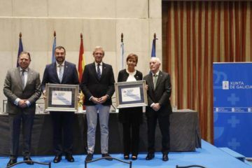 O presidente da Xunta participou na celebración “Galicia en Asturias”