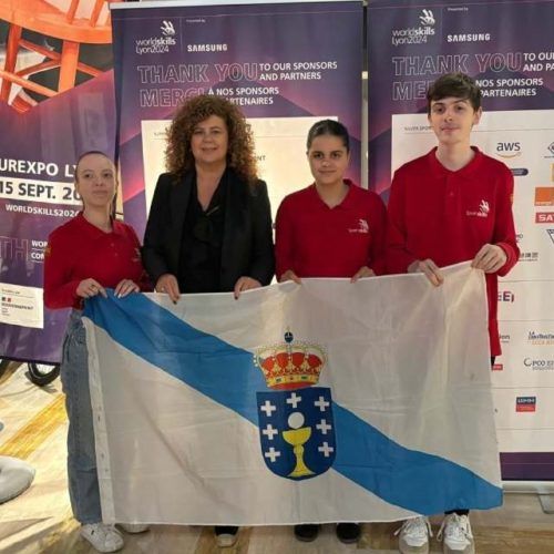 Tres estudantes galegos de FP participan no WorldSkills 2024 en Lyon