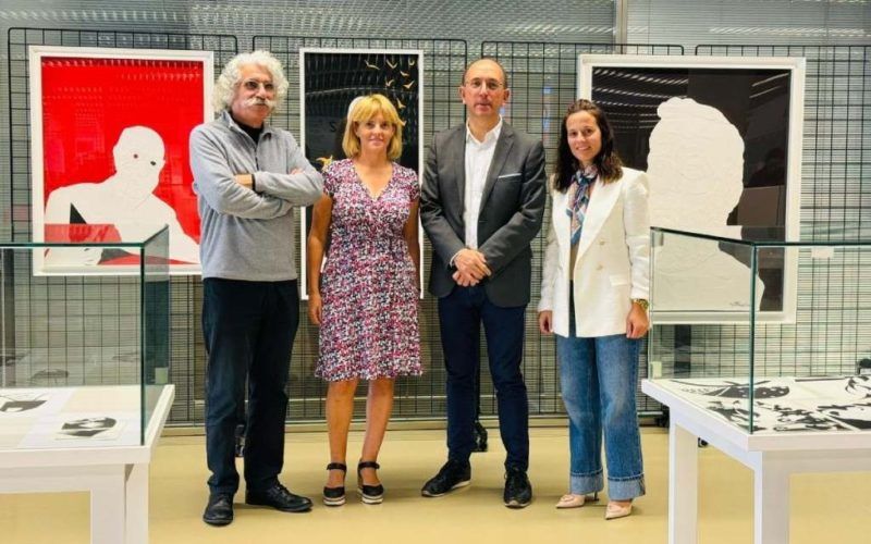 A mostra “O colaxe na literatura ourensá” en homenaxe a Curros Enríquez, Otero Pedrayo, Valente e Méndez Ferrín