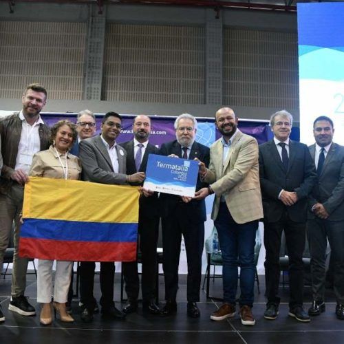 A Alcaldía de Paipa recolleu a testemuña para acoller en Colombia Termatalia 2025