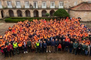 VIII Xornada de convivencia dos voluntarios de Protección Civil en Ribadavia