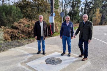 A Cañiza completa as obras da rede de abastecemento de auga potable