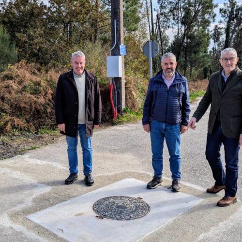 A Cañiza completa as obras da rede de abastecemento de auga potable