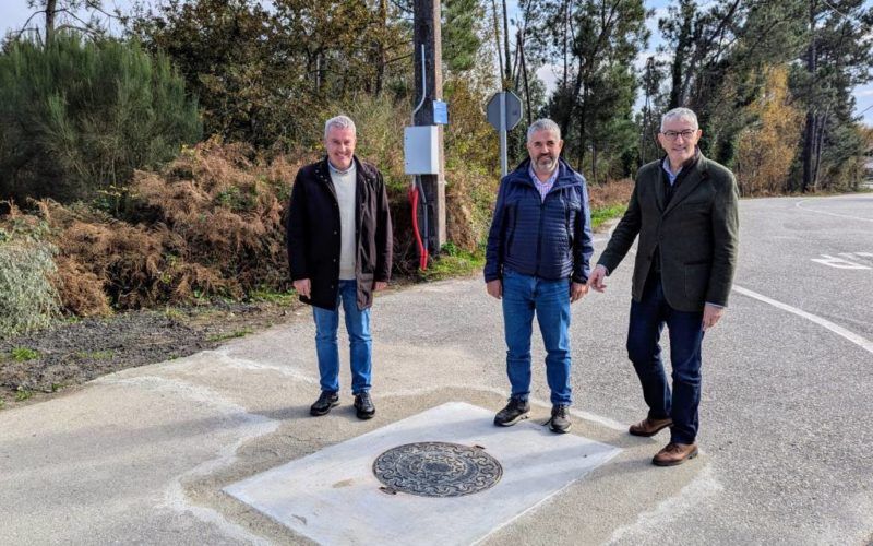 A Cañiza completa as obras da rede de abastecemento de auga potable