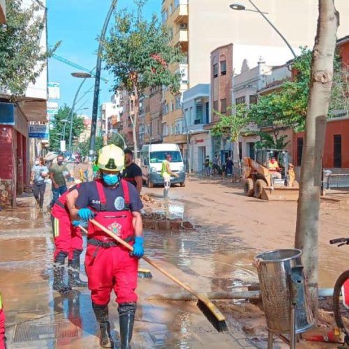 O sur de Pontevedra solidarízase con Valencia