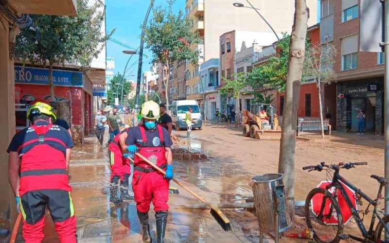 O sur de Pontevedra solidarízase con Valencia