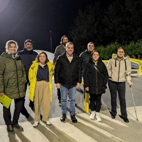 A Cañiza estrea iluminación nas pistas de Skatepark e Pumptrack