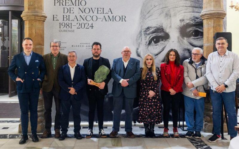 O porriñés Diego Giráldez recibe o Premio de Novela Blanco-Amor