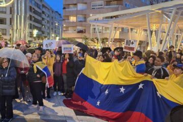 Galicia tamén pulsou a tensión política venezolana