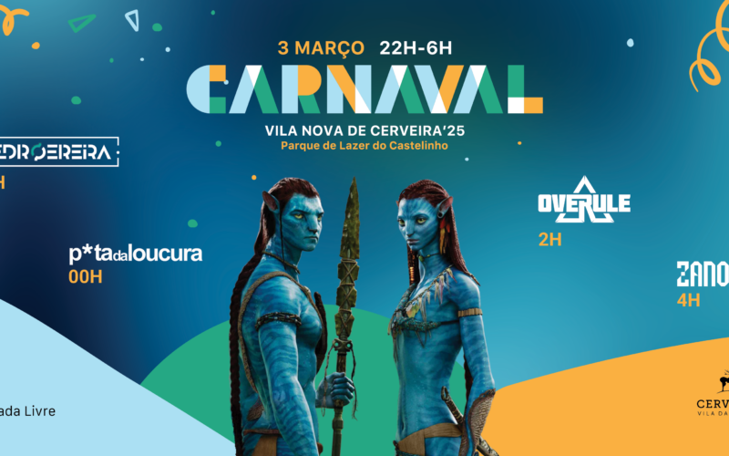 Festa de Carnaval ’25 de Cerveira propõe aventura cinematográfica