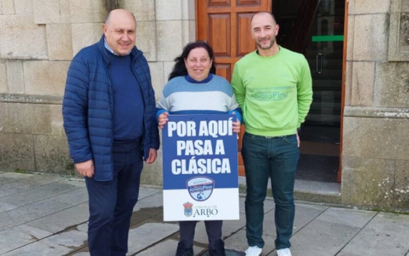 A Clásica Álvaro Pino pasará en maio por Arbo