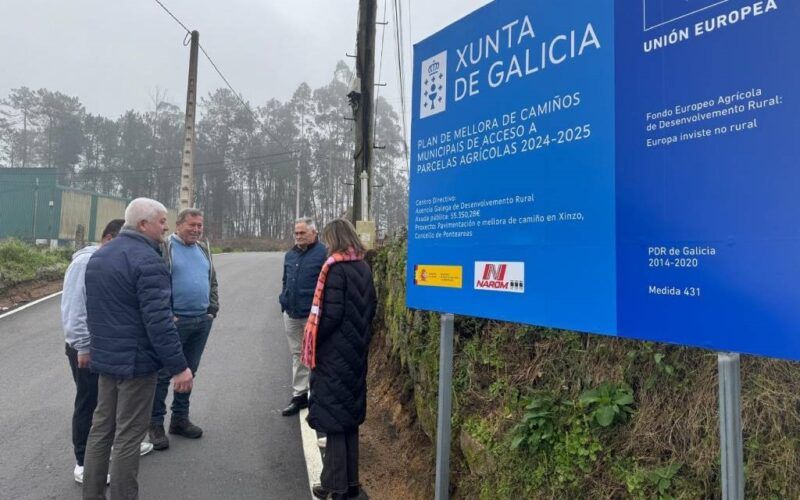 Ponteareas inviste máis de 55.000€ na estrada Arnoso-Guláns