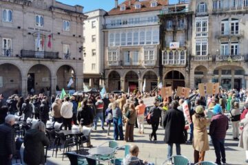 Concentración contra Altri en Ourense