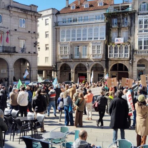 Concentración contra Altri en Ourense