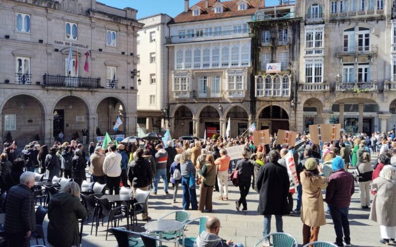 Concentración contra Altri en Ourense