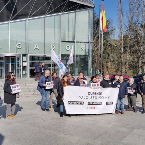 A xuízo en Ourense por un delito leve de danos a un valo publicitario